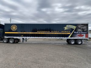 Semi Truck Trailer Wrap